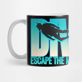 Scuba diving t-shirt design Mug